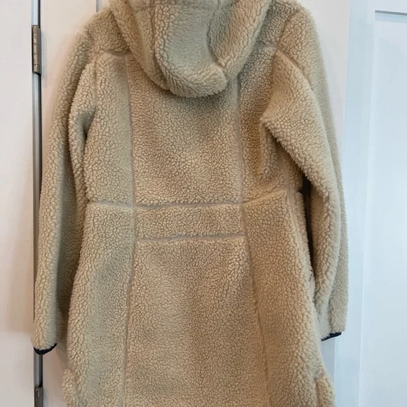 L.L. Bean Cream Teddy Jacket - Picture 2 of 4